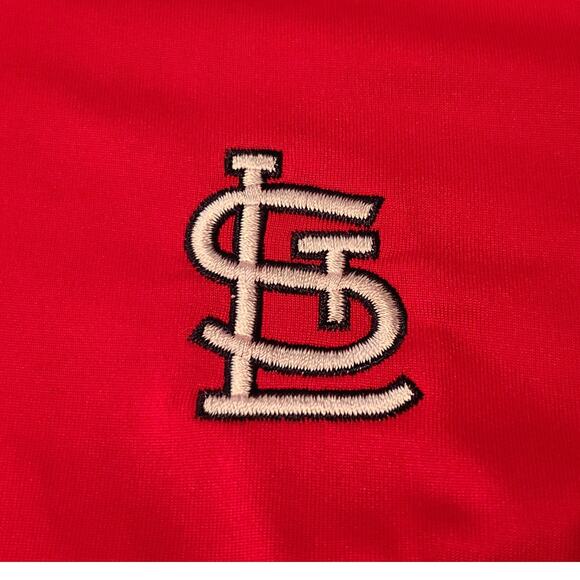 Nike Golf DriFit St Louis STL Cardinals MLB short sleeve polo shirt - small - Picture 2 of 4